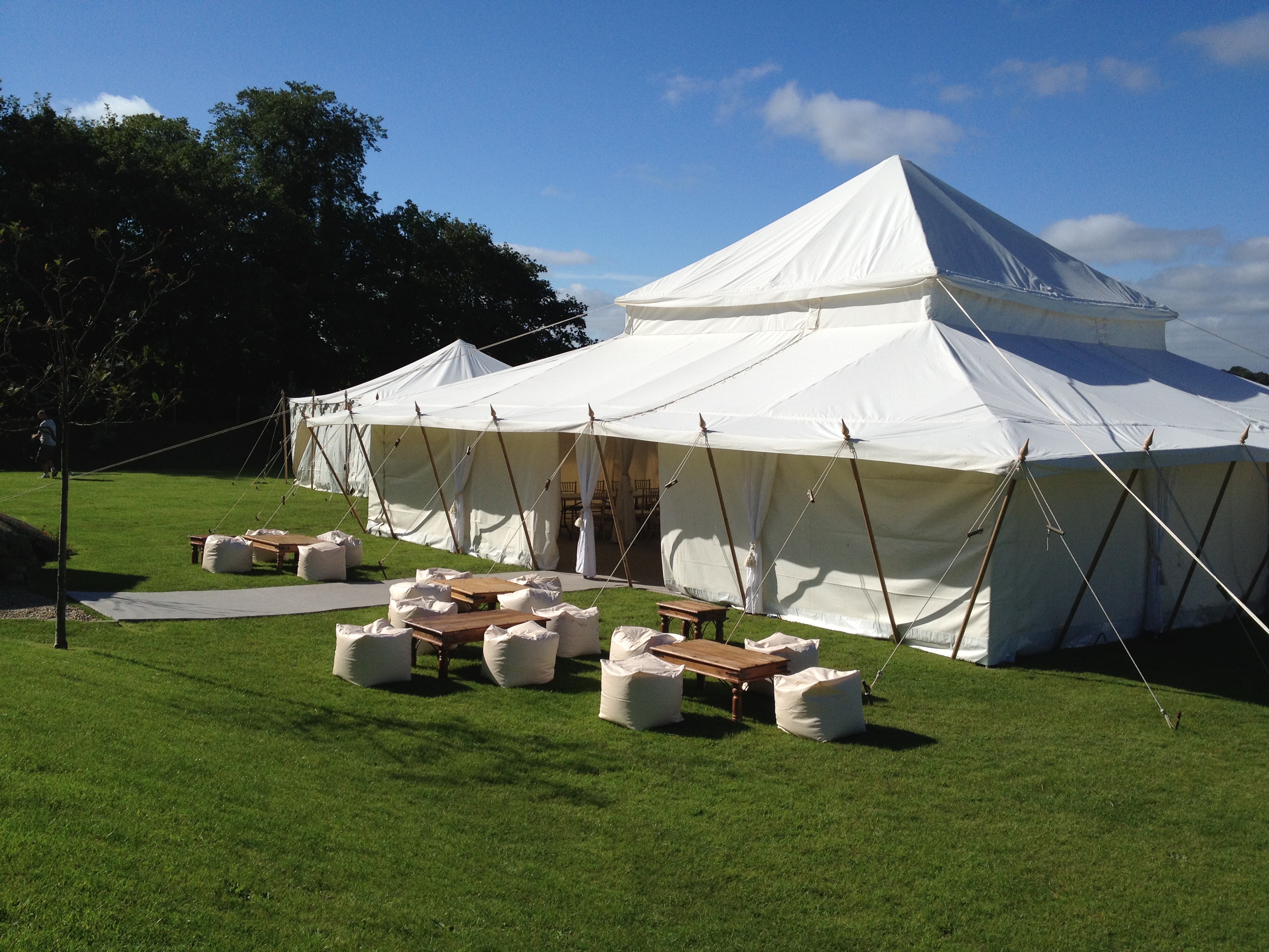 Wedding Marquee Outdoor Seating Layout