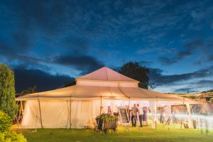 Evening Party in Luxury Wedding Marquee